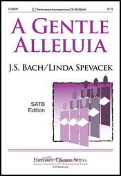 A Gentle Alleluia SATB choral sheet music cover Thumbnail